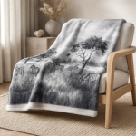Echoes of the Plains Fleece Blanket