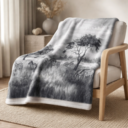 Echoes of the Plains Fleece Blanket