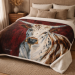 Rustic Gaze Fleece Blanket