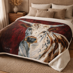 Rustic Gaze Fleece Blanket