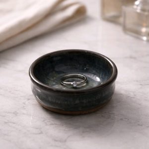 Starry Night Dark Blue Ring Holder