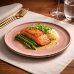 Honey Pink Dinner Plate