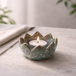 Turquoise Tea Candle Holder