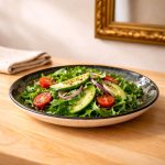Midnight Vintage Salad Bowl