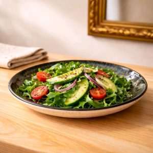 Midnight Vintage Salad Bowl