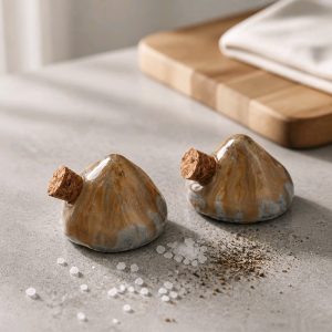 Iron Salt & Pepper Shaker Set