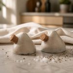 Beige Salt & Pepper Shaker Set