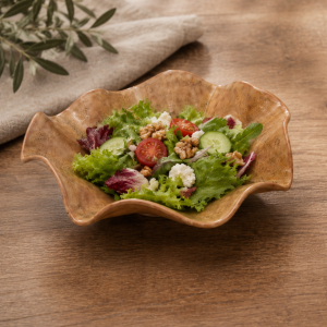 Mustard Big Wavy Salad Bowl