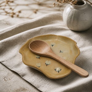 Yellow Tulip Spoon Rest